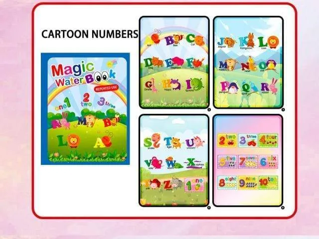 1pcs Magical Book Water Drawing Montessori Toys Reusable Coloring Book Magic Water Drawing Book Sensory Early Education Toys