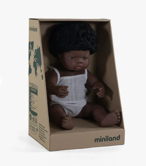 Baby Doll - African Girl - 38cm - BPA Free