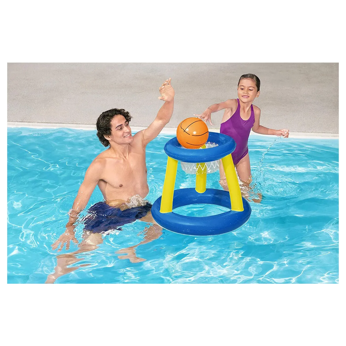 Bestway Splash 'N Hoop Floating Basketball Set