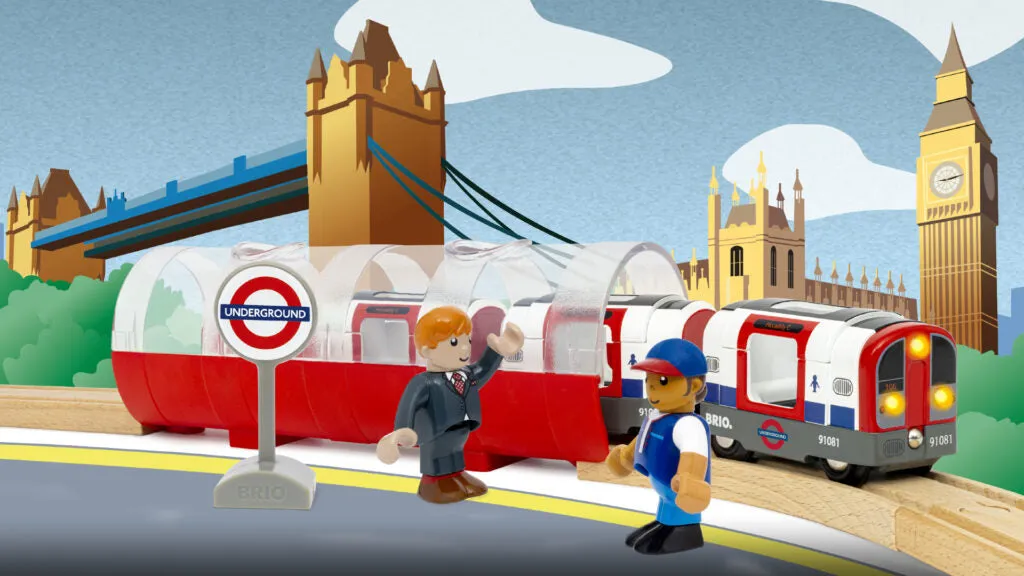 BRIO LONDON UNDERGROUND TRAIN