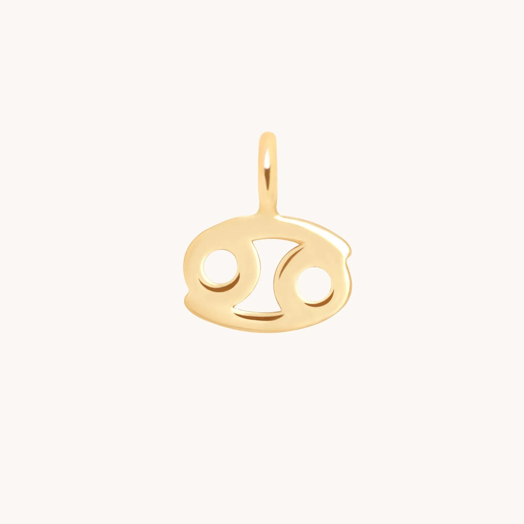 Cancer Zodiac Charm 9k Gold