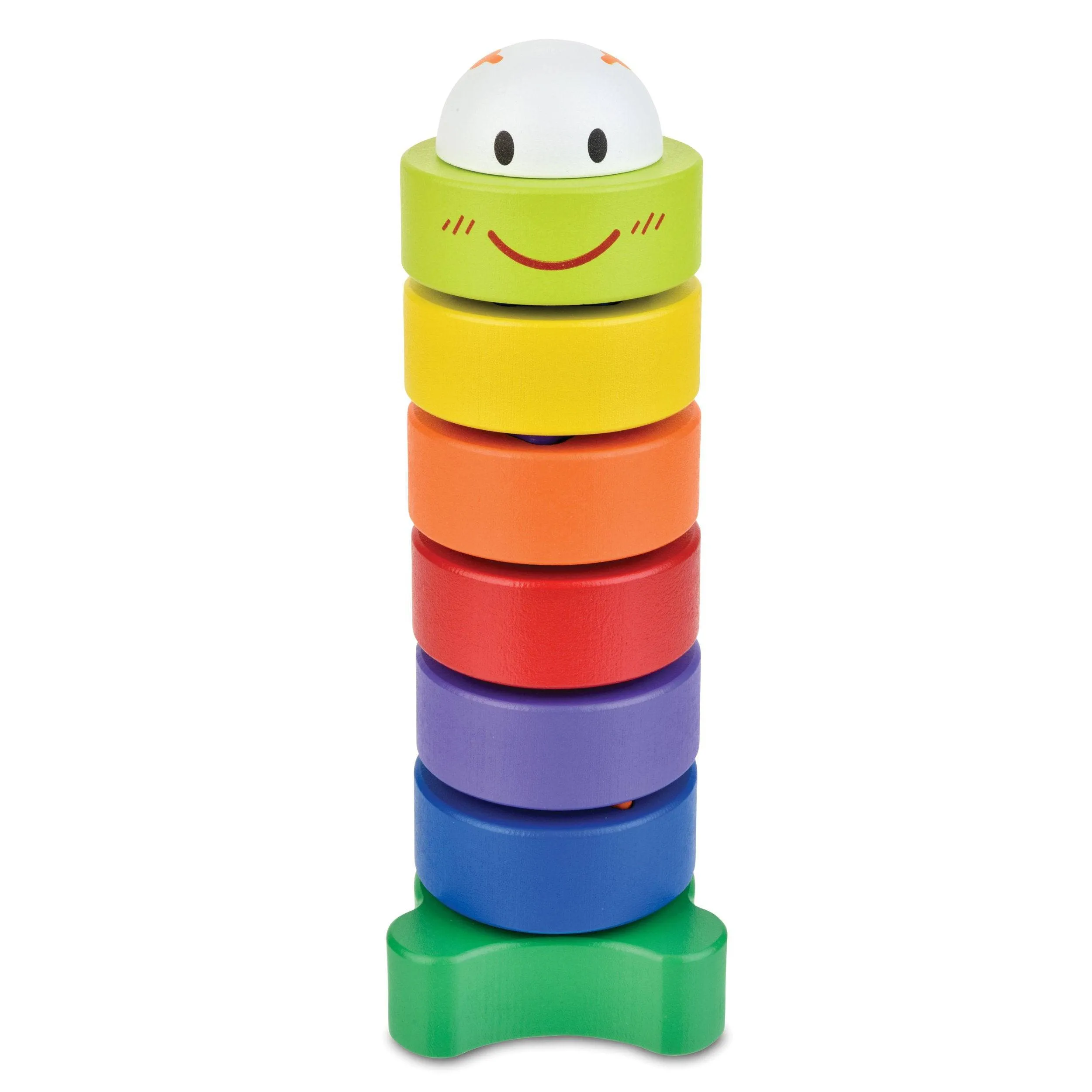 CATERPILLAR SORT AND STACK Montessori Wooden Stacker & Shape Sorter Toy