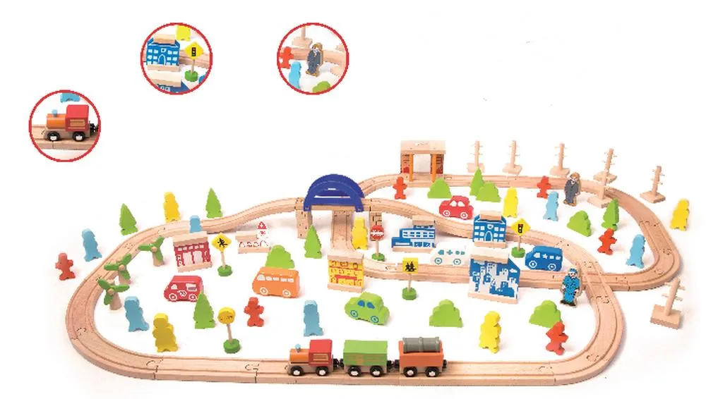 Classic World - Train Set 110pcs
