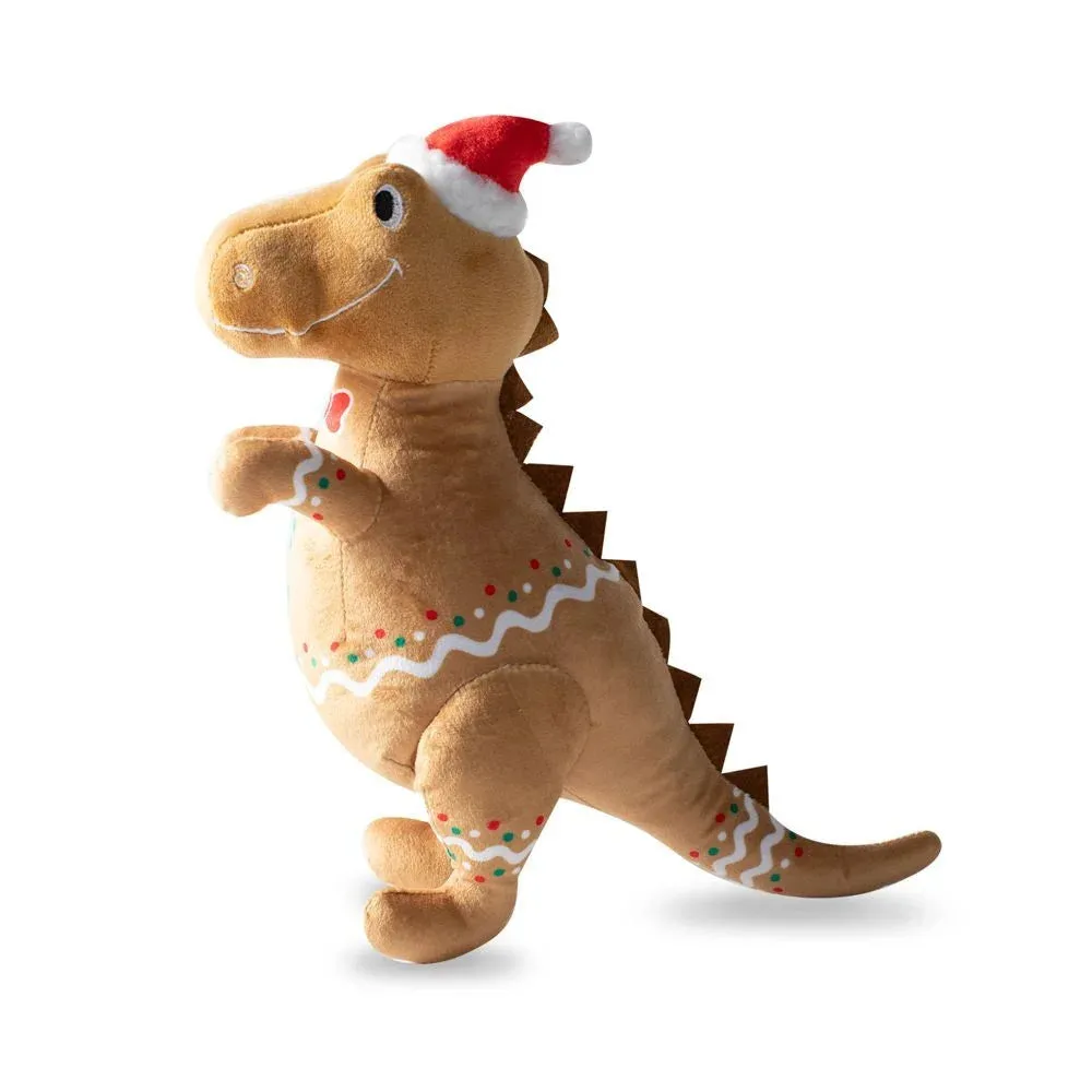 Fringe Dog Toy Holiday Cookie-Saurus