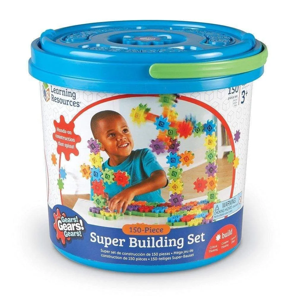 Gears! Gears! Gears!® Super Building Set, Set of 150
