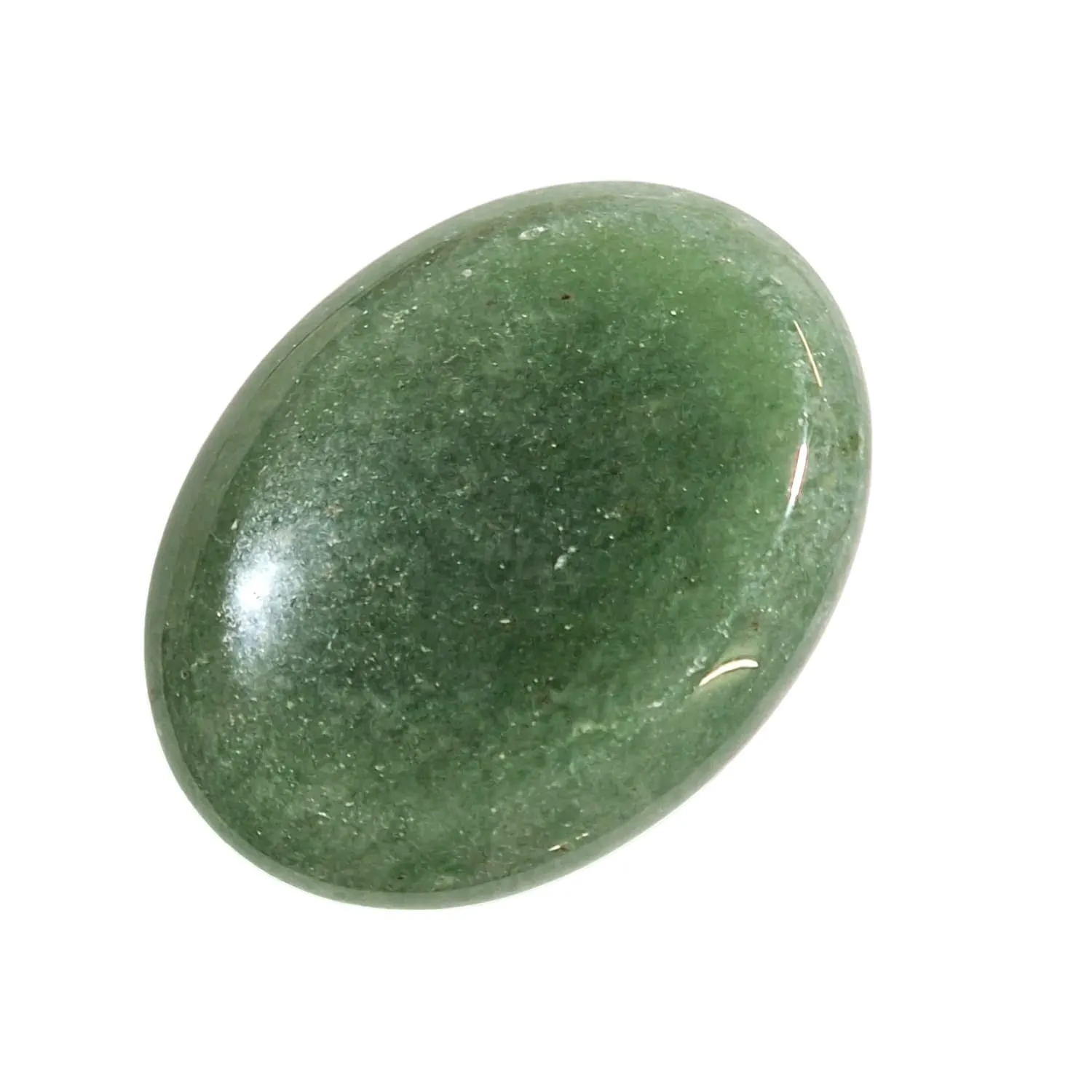 Green Aventurine Worry Stone | Luck, Prosperity, & Emotional Healing