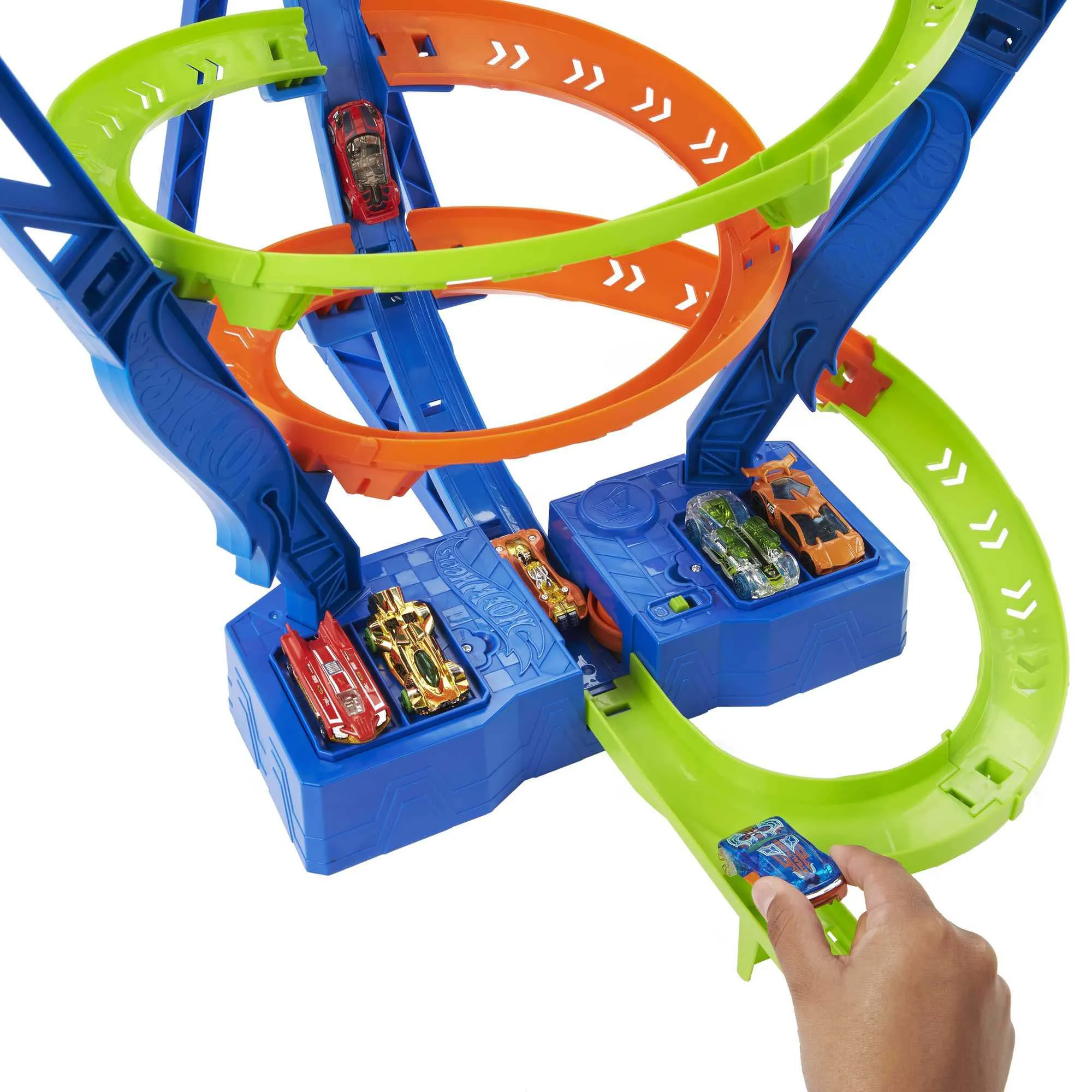 Hot Wheels Action Spiral Speed Crash Playset
