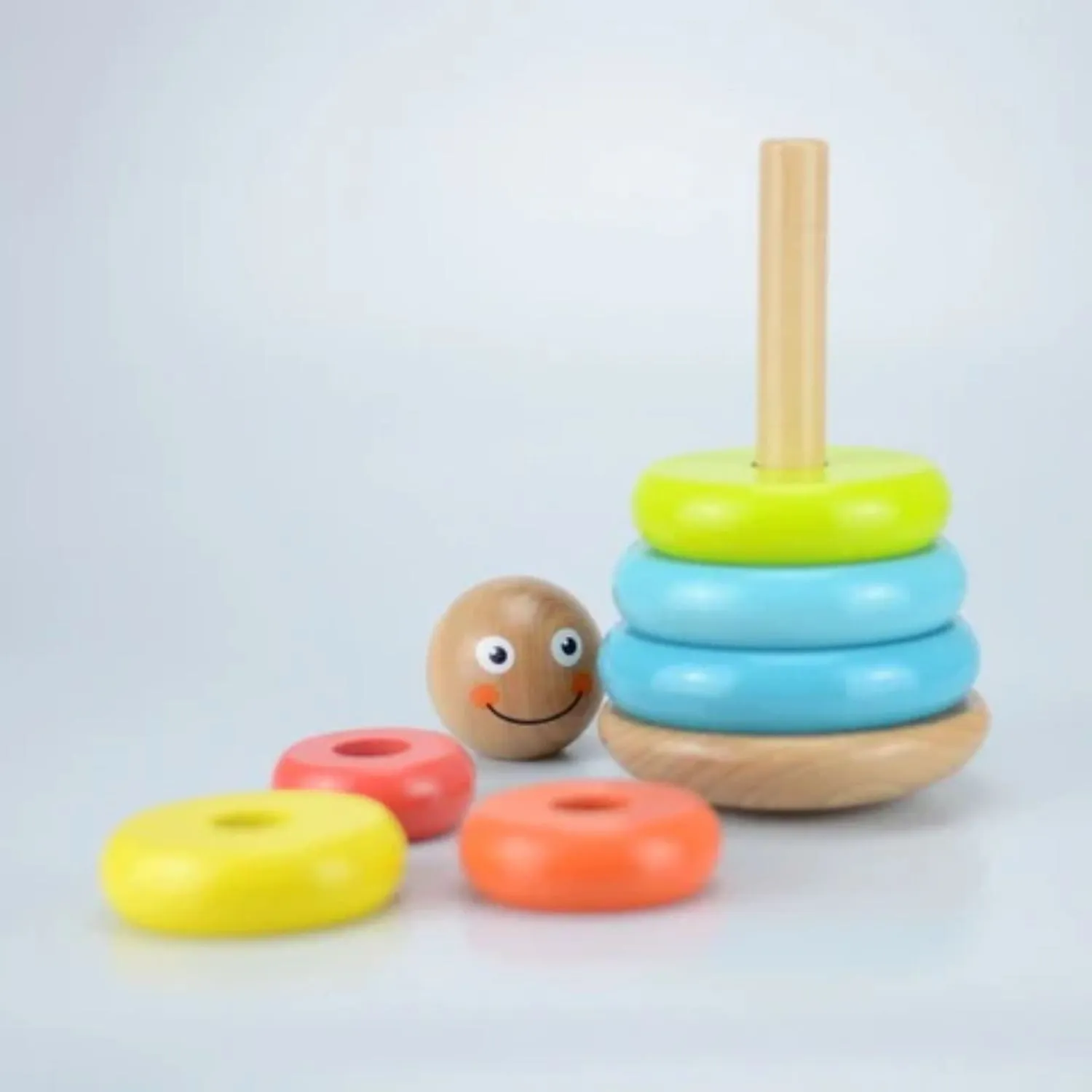Jumini Wooden Tower Wobbly Stacker