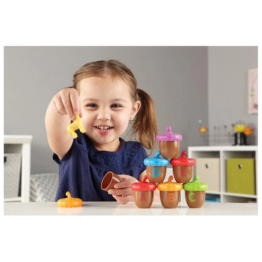 Learning Resources Alphabet Acorns Activity Set Multicolor