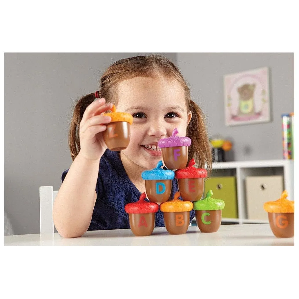 Learning Resources Alphabet Acorns Activity Set Multicolor
