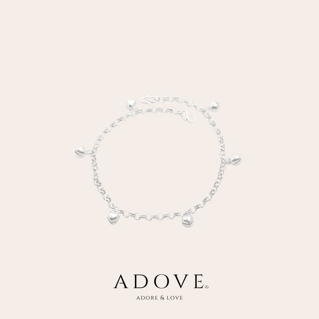 Little Heart Bells Anklet
