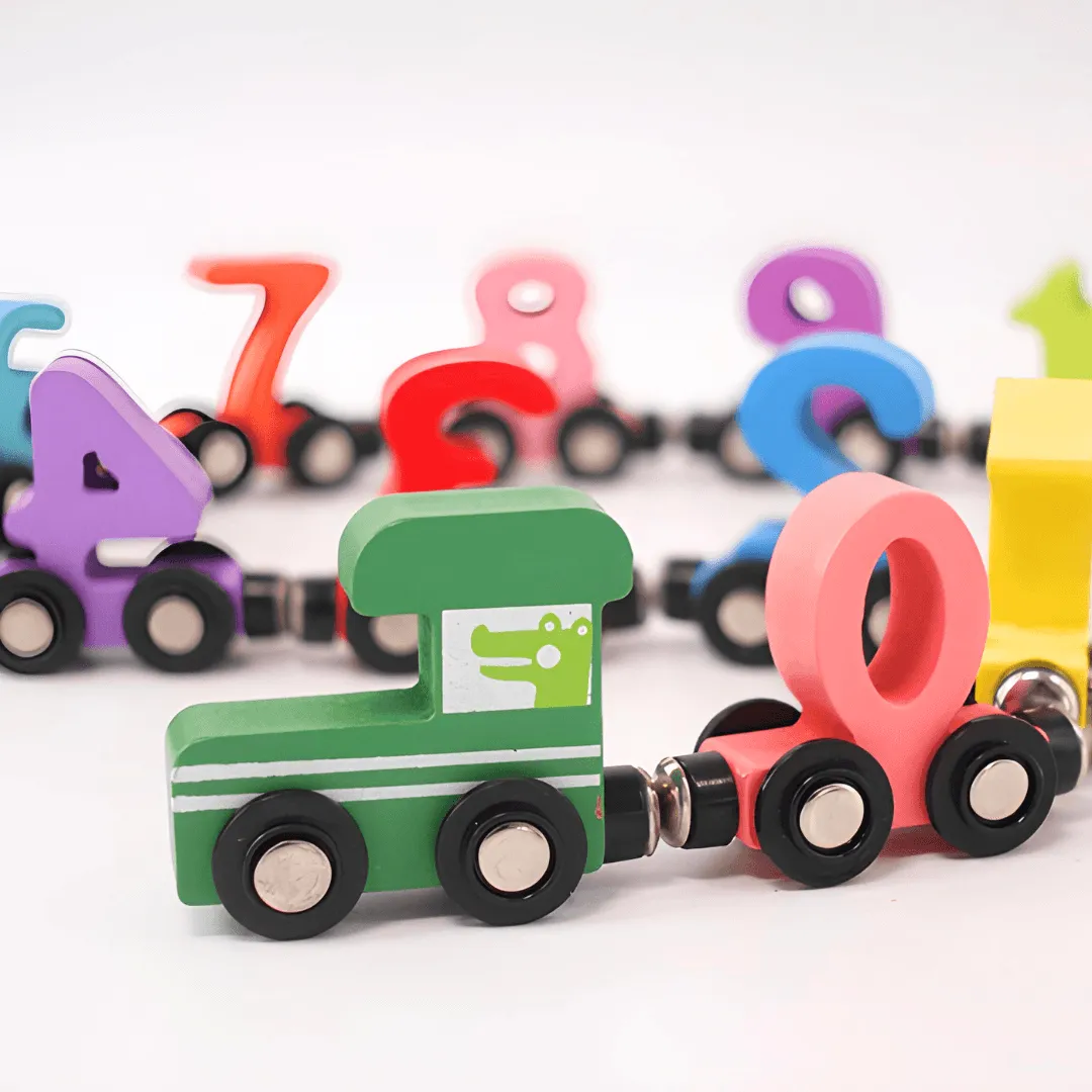 Magnetic Number Train for Kids Age 3 