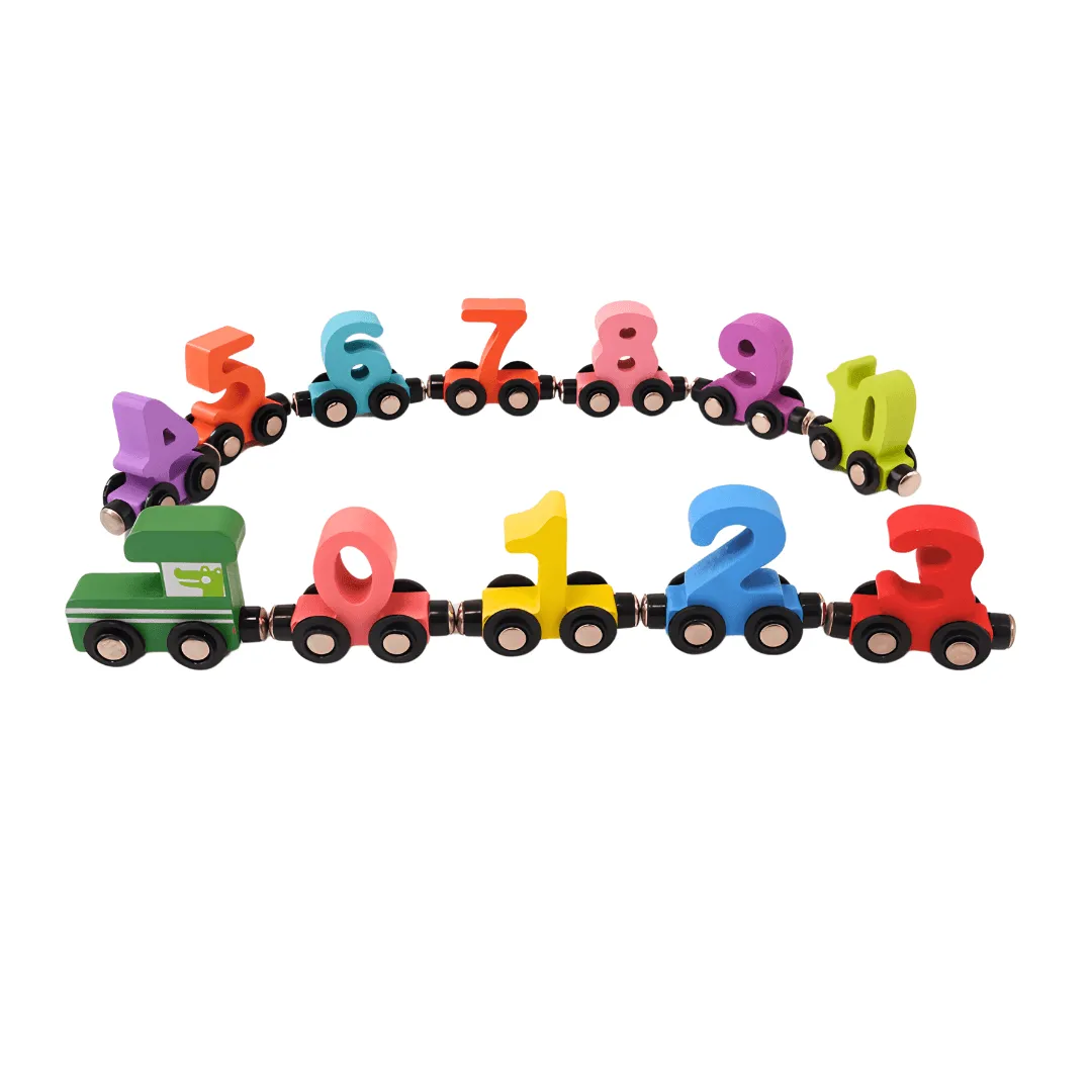 Magnetic Number Train for Kids Age 3 
