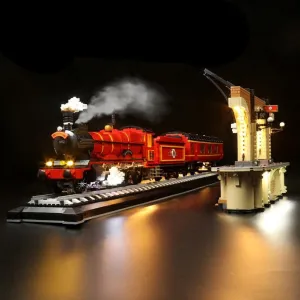 MOC  Compatible  LED Light Kit For Express Train Magic Station 76405 Collectors Edition Building Blocks Education Toys Set (Not Included Blocks)