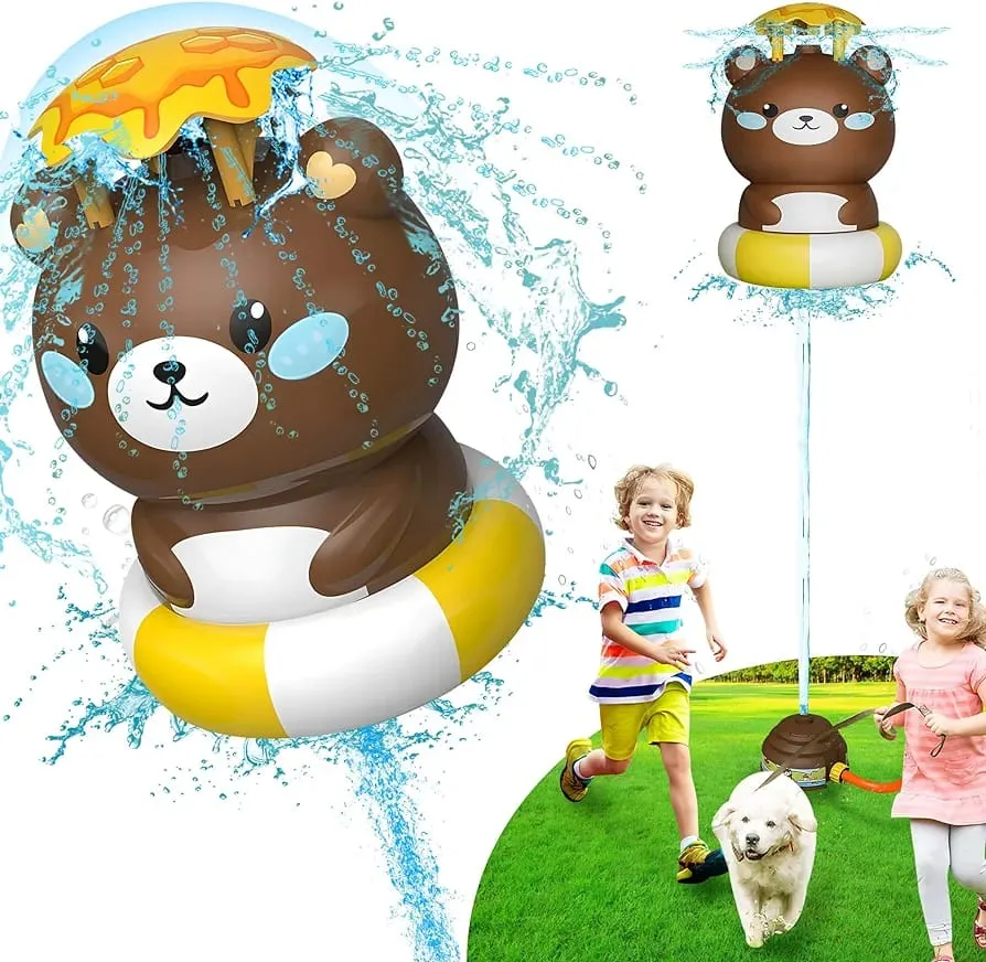 Outdoor Water Rotating Rocket Sprinkler Fountain Set - 307