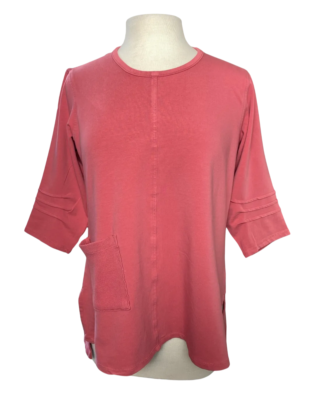 Sea Breeze Pocket Top Garnet