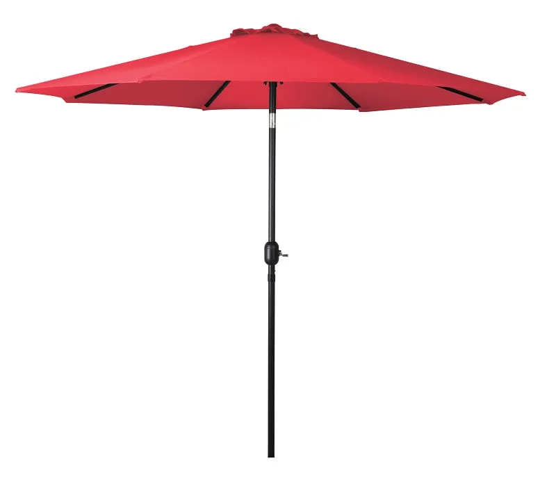 Seasonal Trends 69867 Crank Umbrella, 92.9 in H, 107.9 in W Canopy, 107.9 in L Canopy, Round Canopy, Steel Frame :EA: QUANTITY: 1